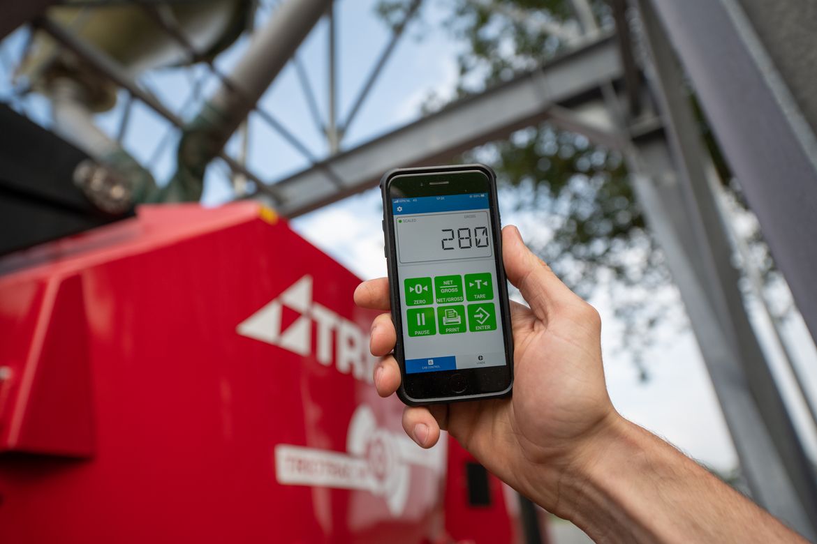 Wiegeindikator Futtermanagementsystem Wiegeeinrichtung Wiegesystem Triotronic touch screen 