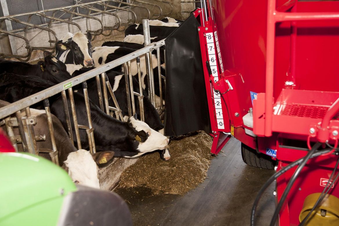 Vertikal Futtermischer Mischer Futtermischwagen Milchviehbetrieb