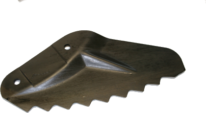 Schneckenmesser, Selbstschärfende, Futtermischwagen, Mischwagen, Schnecken, lange Lebensdauer, Raufutterkomponente, Rundballen, Position Schneckenmesser, Ration, Messerposition, trioliet, Trioform Futtermischer