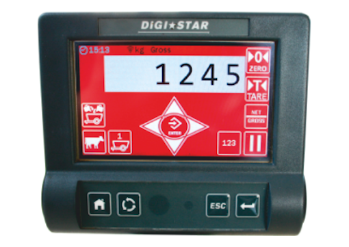 Cab Control app Wiegeindikator Futtermanagementsystem Wiegeeinrichtung Wiegesystem Triotronic touch screen 