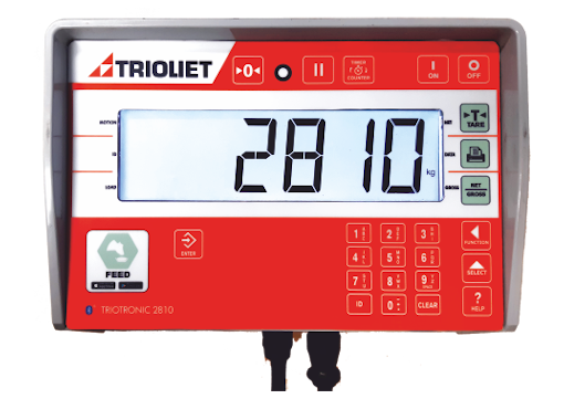 Wiegeindikator Futtermanagementsystem Wiegeeinrichtung Wiegesystem Triotronic touch screen 