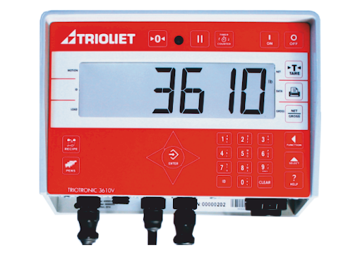 Wiegeindikator Futtermanagementsystem Wiegeeinrichtung Wiegesystem Triotronic touch screen 